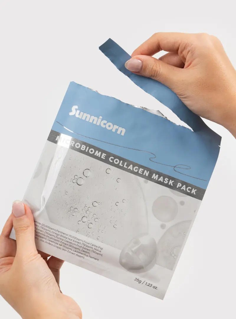 Sunnycorn Microbiome Collagen Mask Pack 1 set (2)