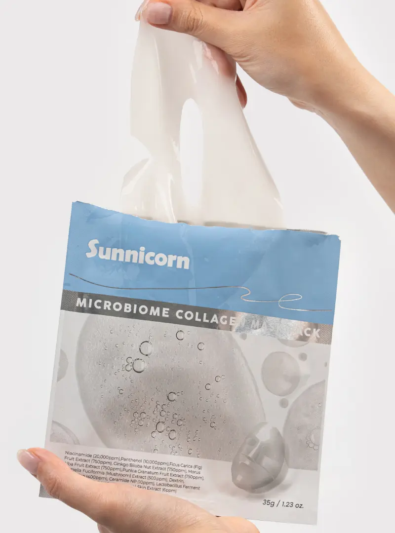 Sunnycorn Microbiome Collagen Mask Pack 1 set (4)